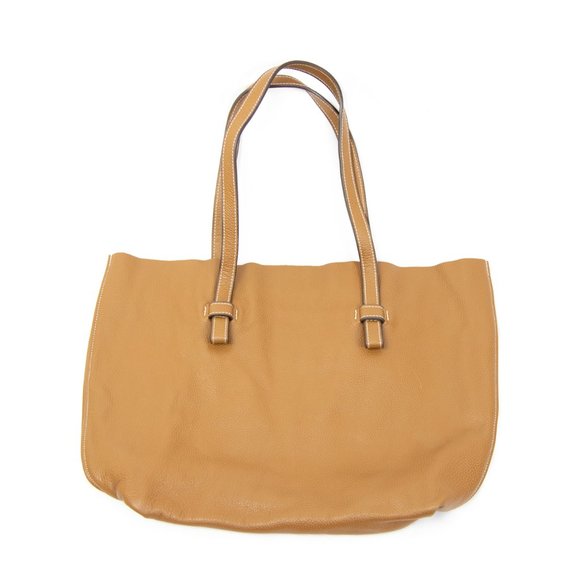 Leather Tote bag. Oversize genuine leather - Picture 11 of 16